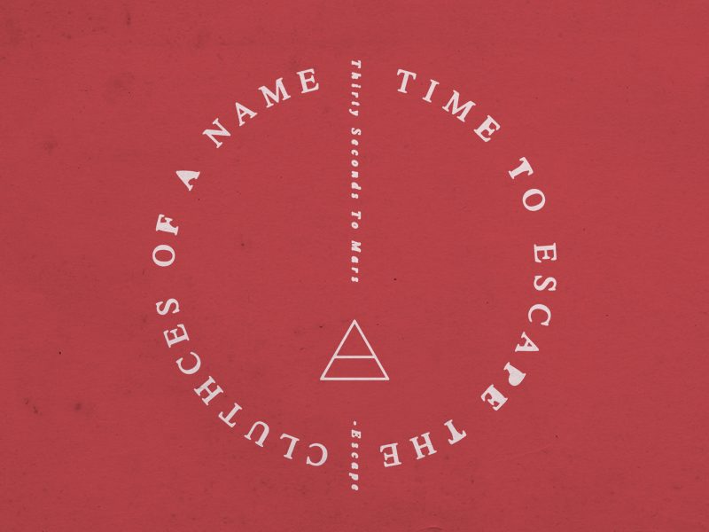 Mars Clutch Circle badge stamp seal geometry leto merch seconds thirty mars