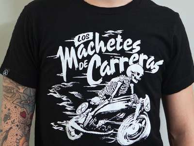 Buy The Deathrider clothing deathrider design evil machetes race racing skull tee vintage