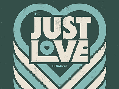 Just Love design graphic heart just love poster project retro