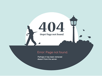 Page: Error 404 404 concept design error flat illustration page site web