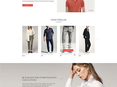 Fashion e-commerce by Leonid Árestov on Dribbble