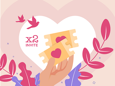 Valentine’s Day gifts: 2 Dribbble invites