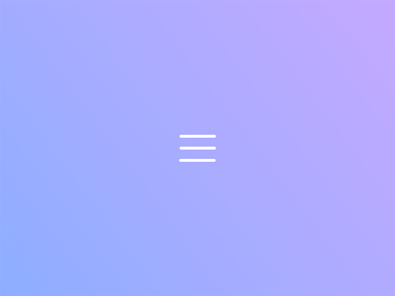 Menu — close icon transition ✖ after effects button close gif hamburger icon interaction menu microinteraction transition