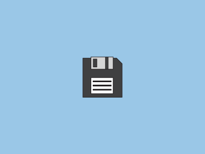 Floppy disk floppydisk icon illustration