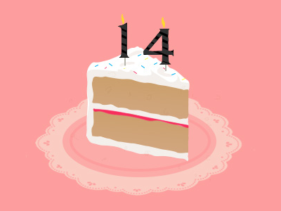 Its our Brithday birthday cake cute illustration