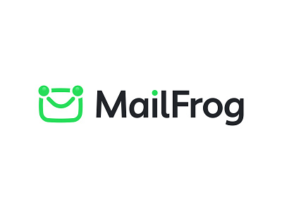 MailFrog Logo redesign email frog green icon logo mail mark service