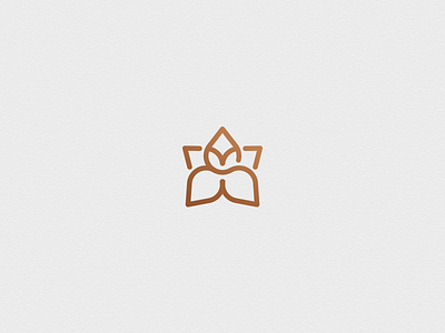 Buddha x Drop x Flower brand buddha drop flower logotype mark zen