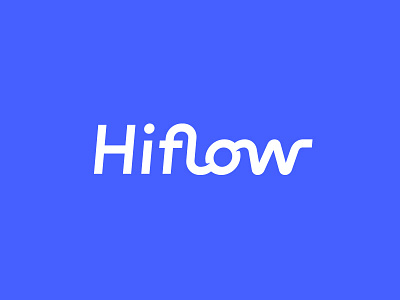 Hiflow app car flow hitech logotype rent rental website