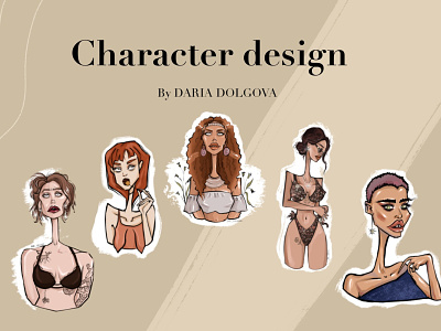 Дизайн персонажей character design fashion girl illustration illustrator