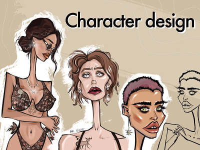 character design character design fashion girl illustration illustrator