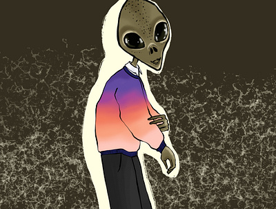fashion alien design fashion illustration illustrator person