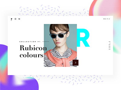 Landing Page fashion gradients landing page patterns sketch