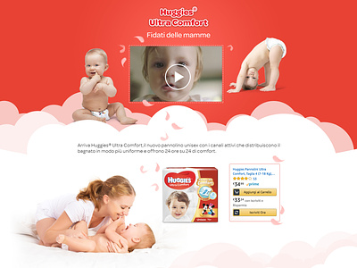 Huggies Ultra Comfort Advert concept advertisement baby design ultra comfort ux