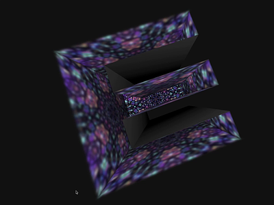3D Alphabet Kaleidoscope - css animation 3d animation css animation css3 design development html 5 js mouseover patterns