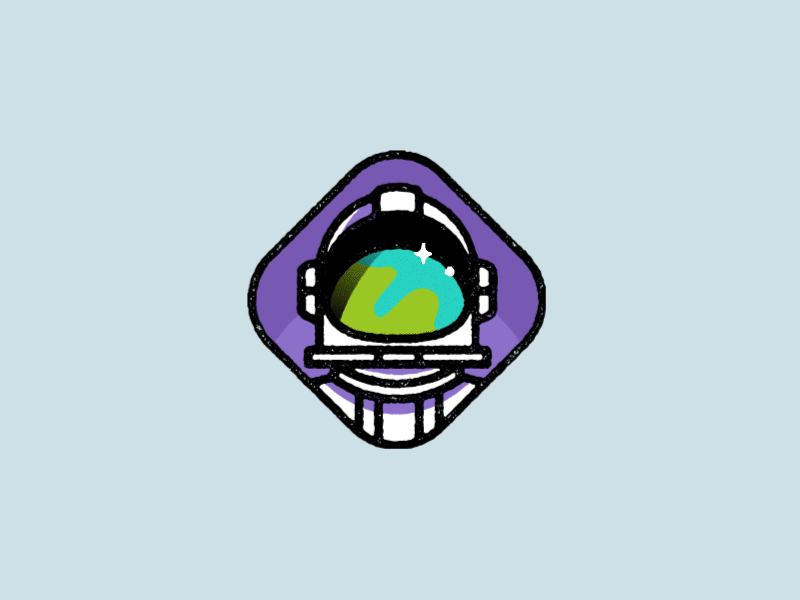 Astrid Gif 200bg astronaut gif icon logo space