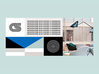 Minimal Styling branding minimal modern shapes visual identity workup