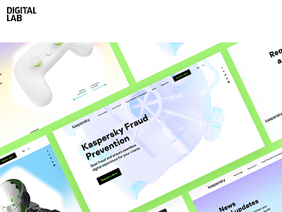 Kaspersky Lab design logo ui ux web design