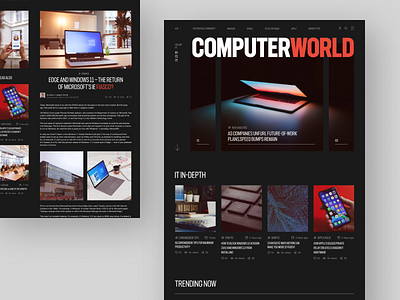 COMPUTERWORLD News portal page