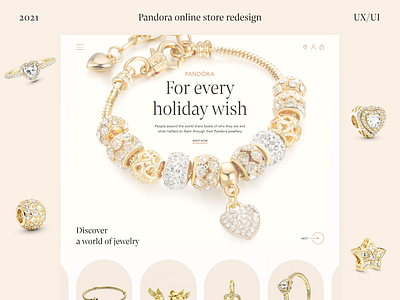 Pandora e-commerce redesign