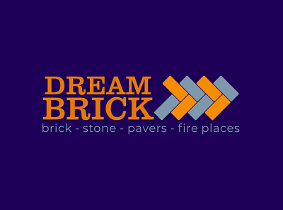 Dream Brick branding brick design freelancing graphic design illustration logo typography uk usa vector