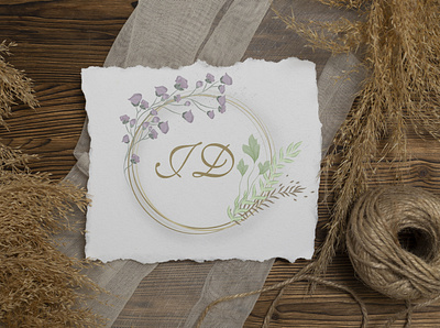 Wedding invitation art branding design graphic design illustration logo merried wedding