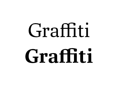 Graffiti carole ligature typedesign typeface