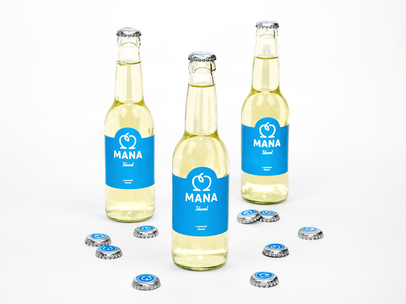 Mana Apple Wine Bottled by Matz Gasser on Dribbble