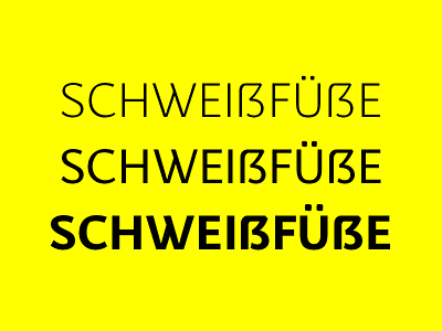 Carole Schweißfüße bold caps carole design glyphs light sans serif sansserif type typography wip yellow