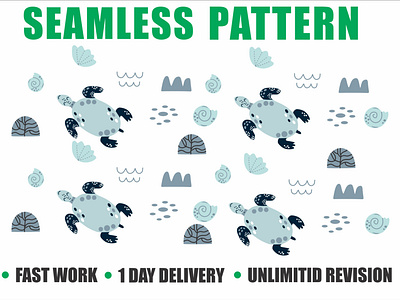 seamless pattern textile prints, cartoon style pattern