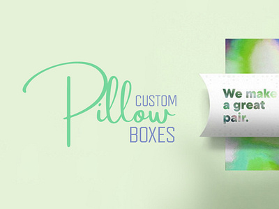 Custom Pillow Packaging Boxes