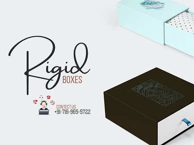 Black Rigid Packaging Boxes