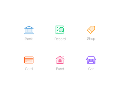 Some icons creditcard icon