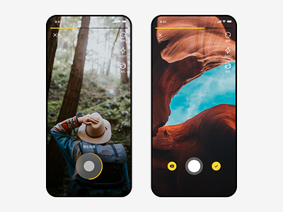 SnapVideo app design discovery travel ui ux