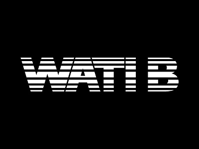 Wati B Sport design graphic identity lettering logo logotype sports typography watib