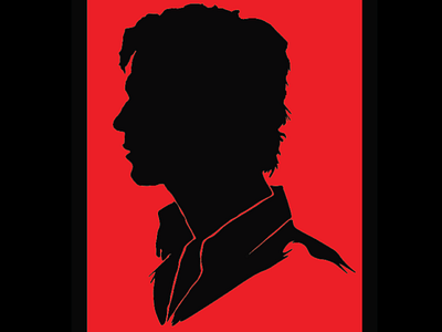 Damon Salvatore aka Ian Somerhalder black damon salvatore design ian somerhalder illustration red sketch