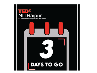 TEDx 1.0.2 black design event graphic design ill illustration red ted tedx