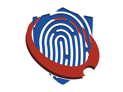 logo seguridad app branding design flat logo vector