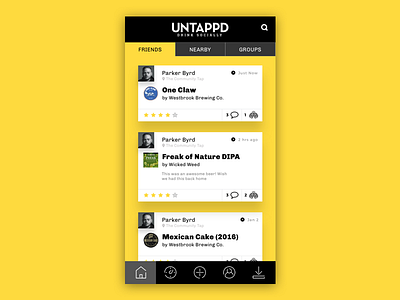Untappd Redesign Concept