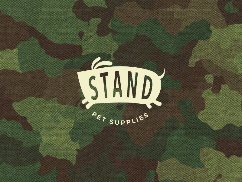 Stand Pet Supplies identity logo logodesign pets