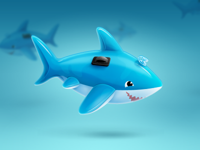 Plastic Shark beach fish plastic shark toy