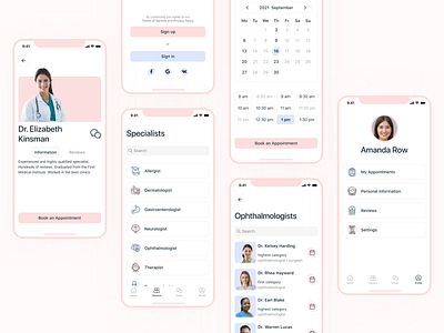 Medical app app design doctor app illustration medical medical app medicine ui ux