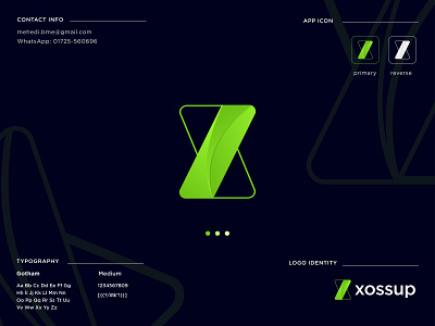 Modern X letter logo (Xossup)