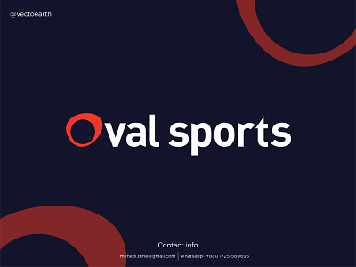 Oval Sports Wordmark Logo