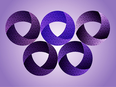 brand purple Circular Grid