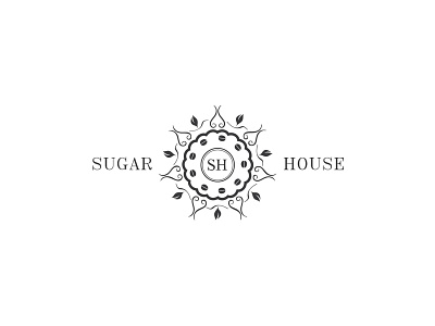Sugar House brand coffee identity logo logotype sugar tea