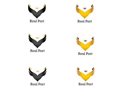 Roulport brand identity logo logotype