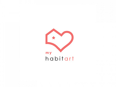 My Habitart architecture art brand identity logo logotype