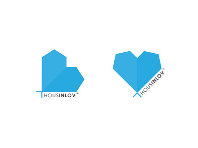Housinlov architecture brand identity logo logotype