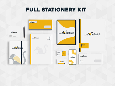 Brand Stationery Kit brand identity branding creative design minimalist stationery kit stationery set typography unique