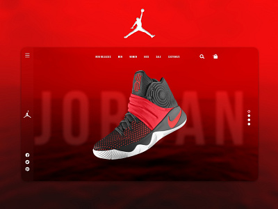 Nike Landing Page Redesign branding design flat graphic design landing page minimal nike redesign ui user experience web page